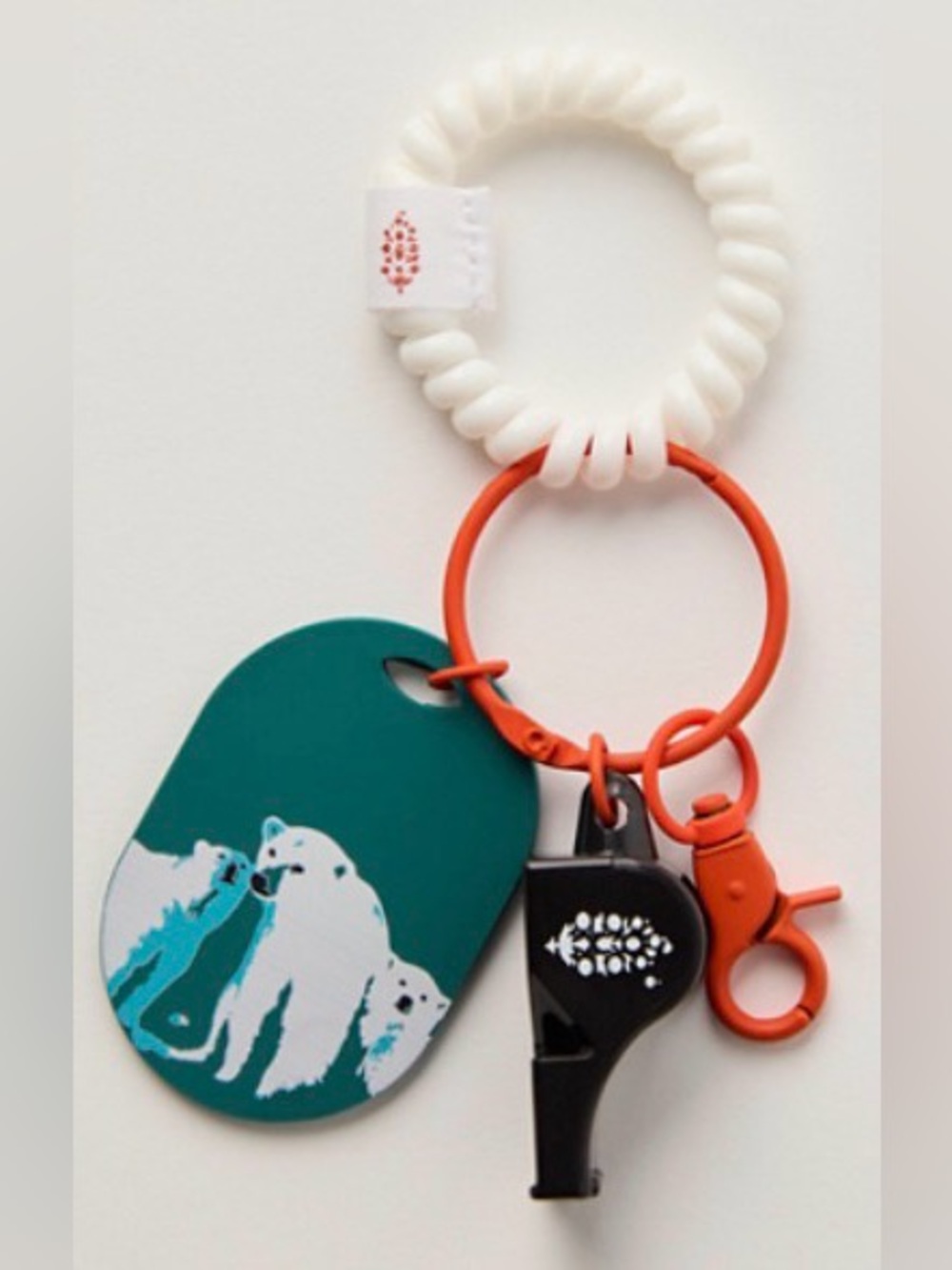 Free People Movement Instant replay keychain New with tags polar bear